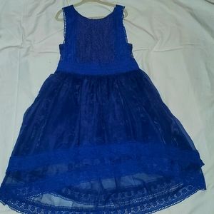 Trish Scully Dark navy blue size 7 girls dress